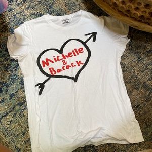 Barack & Michelle novelty tee
